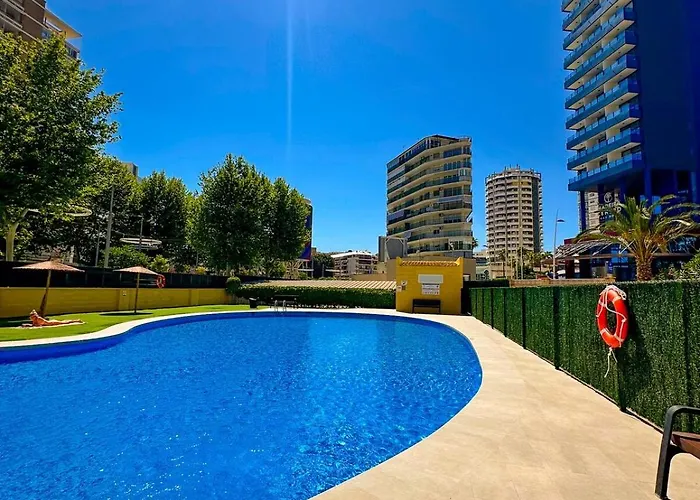 Apartamento Frente Al Mar Con Piscina * Benidorm